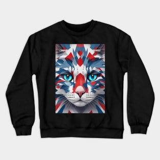 Patriotic Purrfection Crewneck Sweatshirt